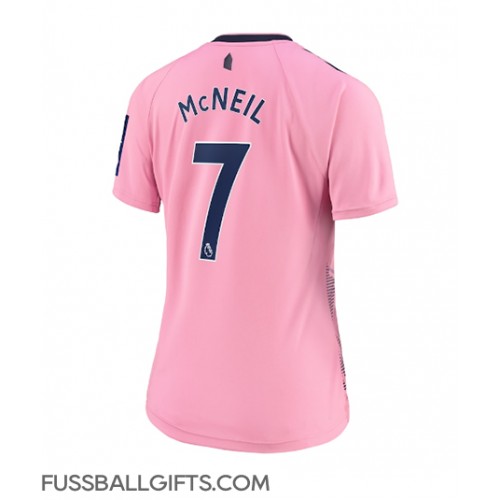 Everton Dwight McNeil #7 Fußballbekleidung Auswärtstrikot Damen 2022-23 Kurzarm